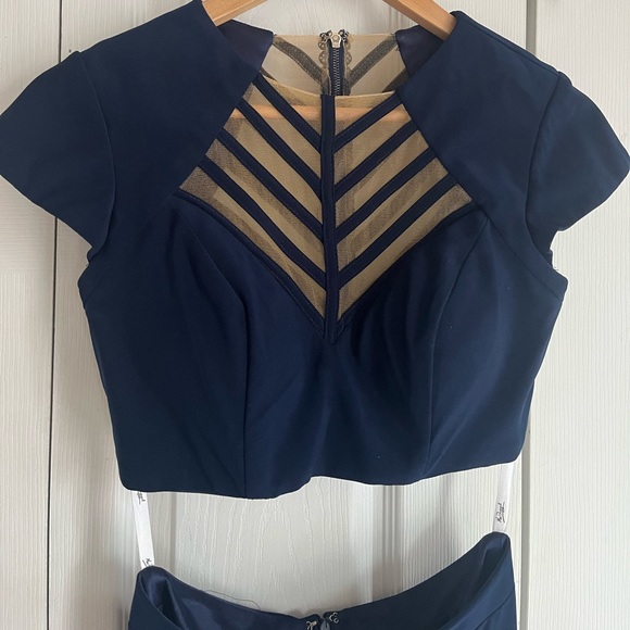 Two Piece Prom Dress - Picture 2 of 8